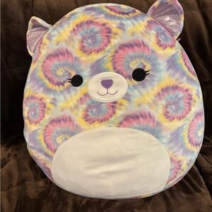 Squishmallows Jonessa Tie Dye Bear Plush